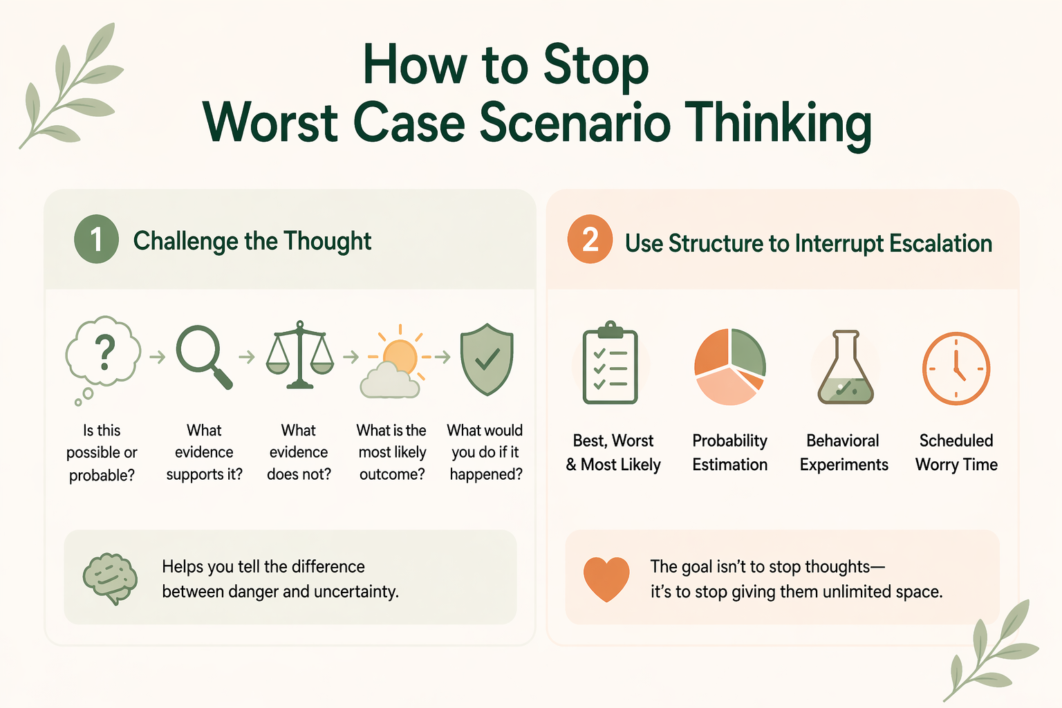 how to stop worst case thinking simple guide
