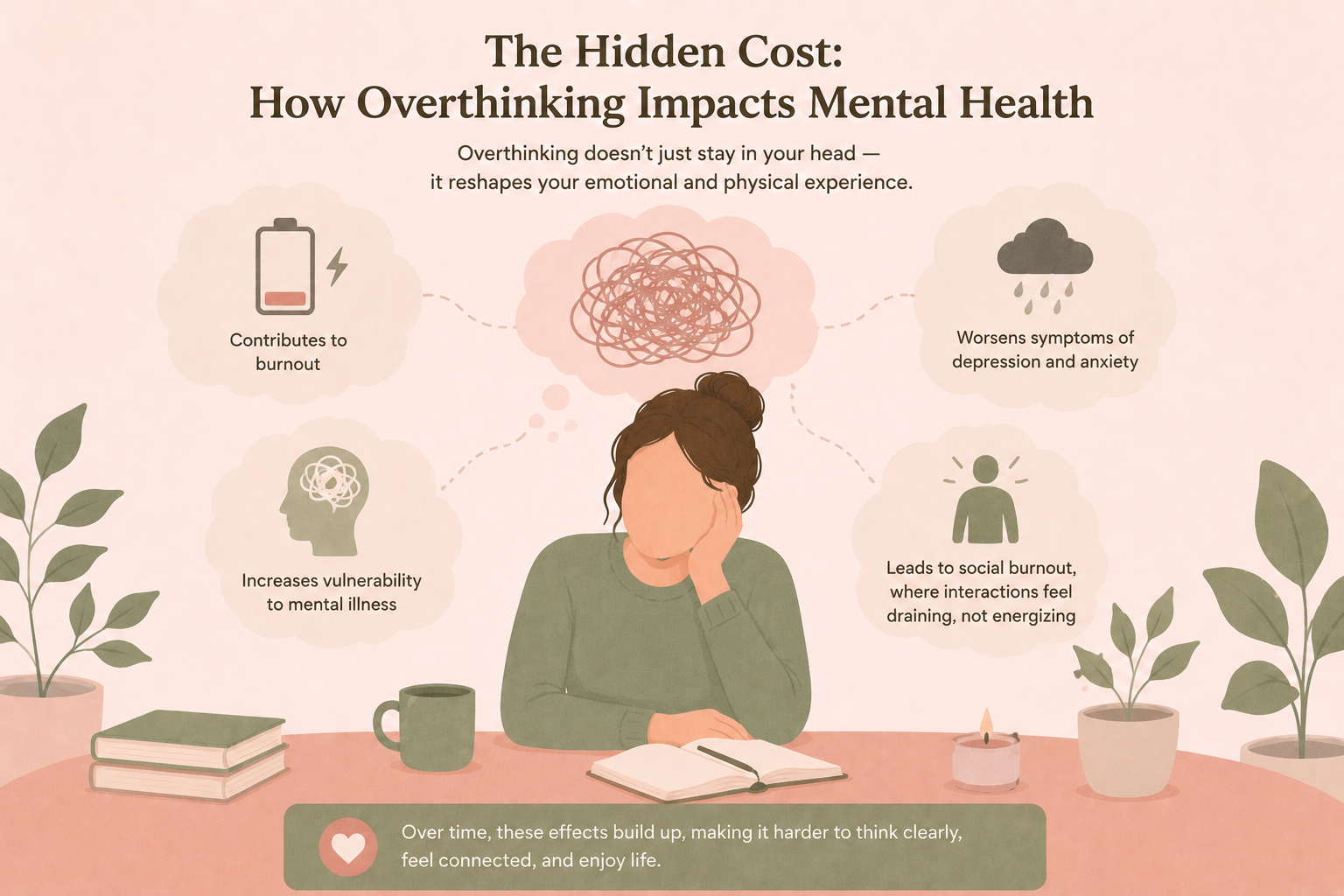 Showcasing the hidden cost of overthinking and burnout