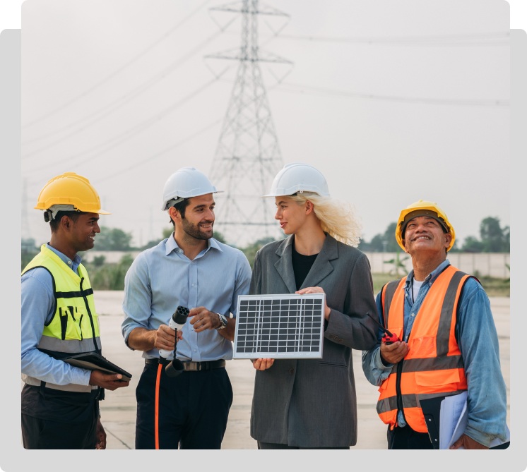 Engineering's working on transmission line