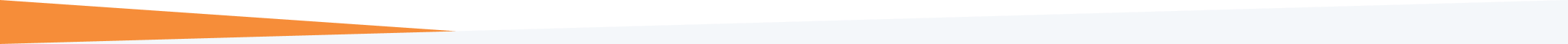 Yellow-orange gradient abstract left bar with a wavy curved top edge, on white background.