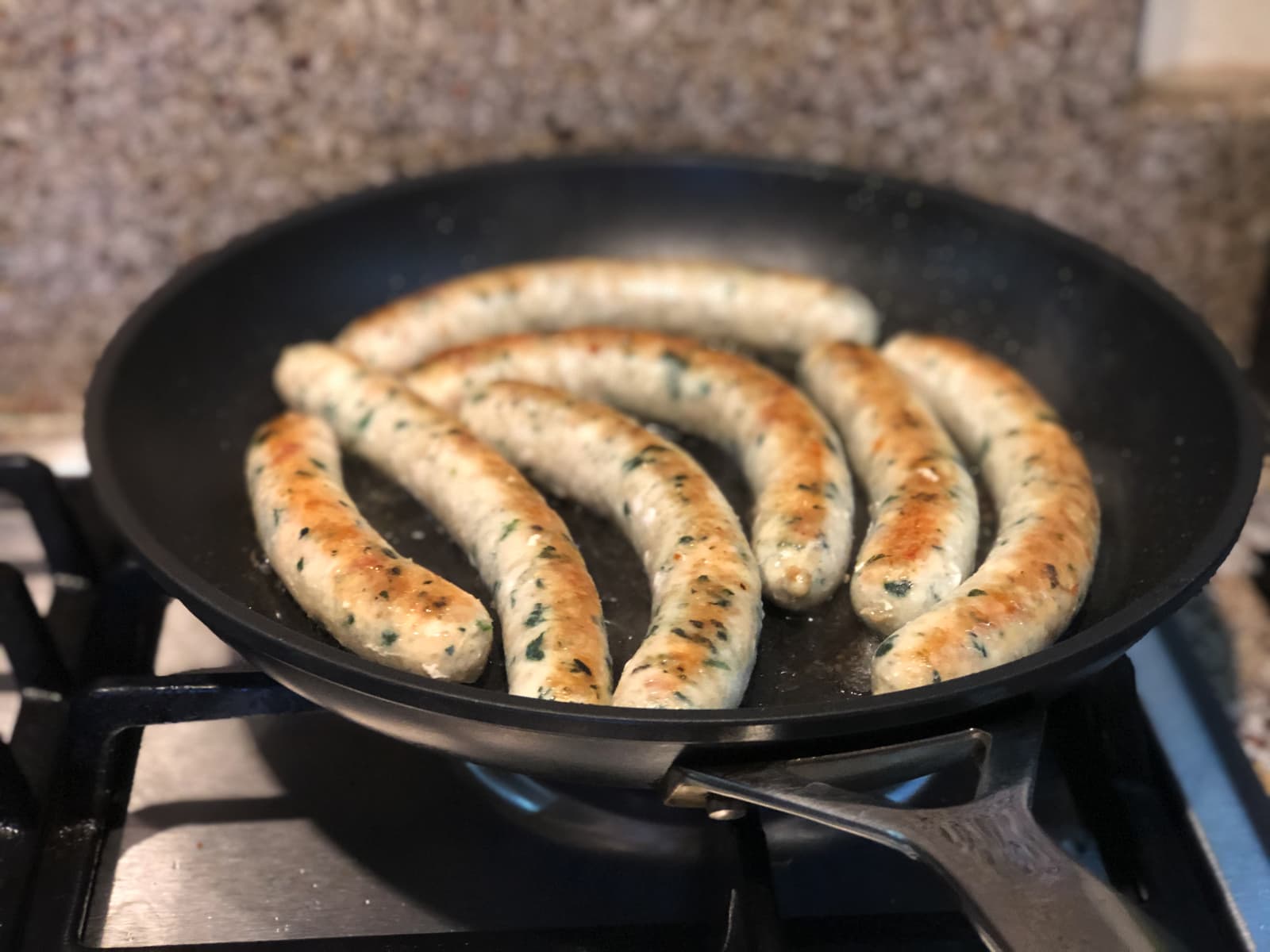 Chicken and wild garlic sausage recipe