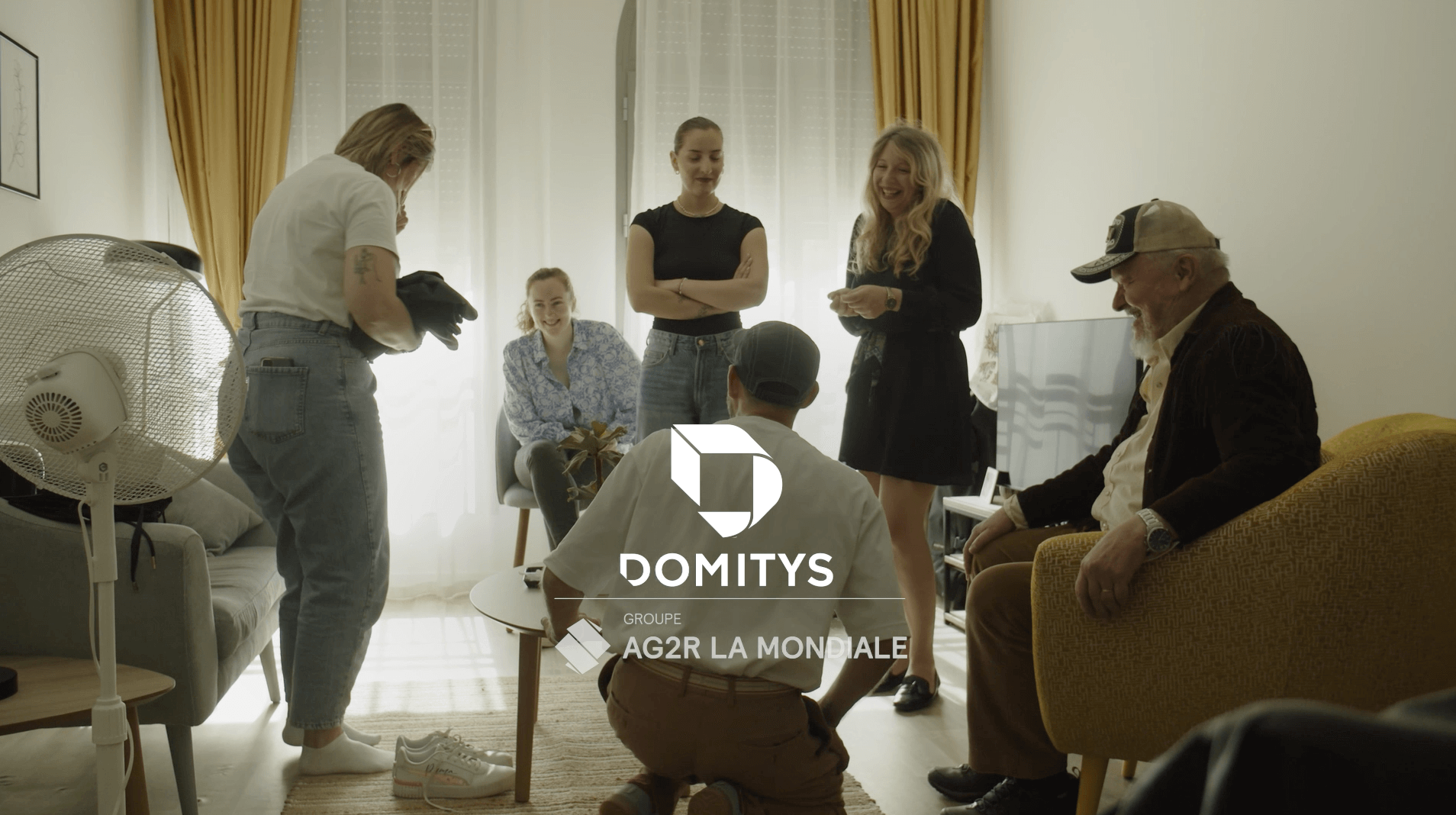Making-of shooting photo campagne recrutement Domitys avec vrais résidents - Production vidéo Six Pieds sur Terre