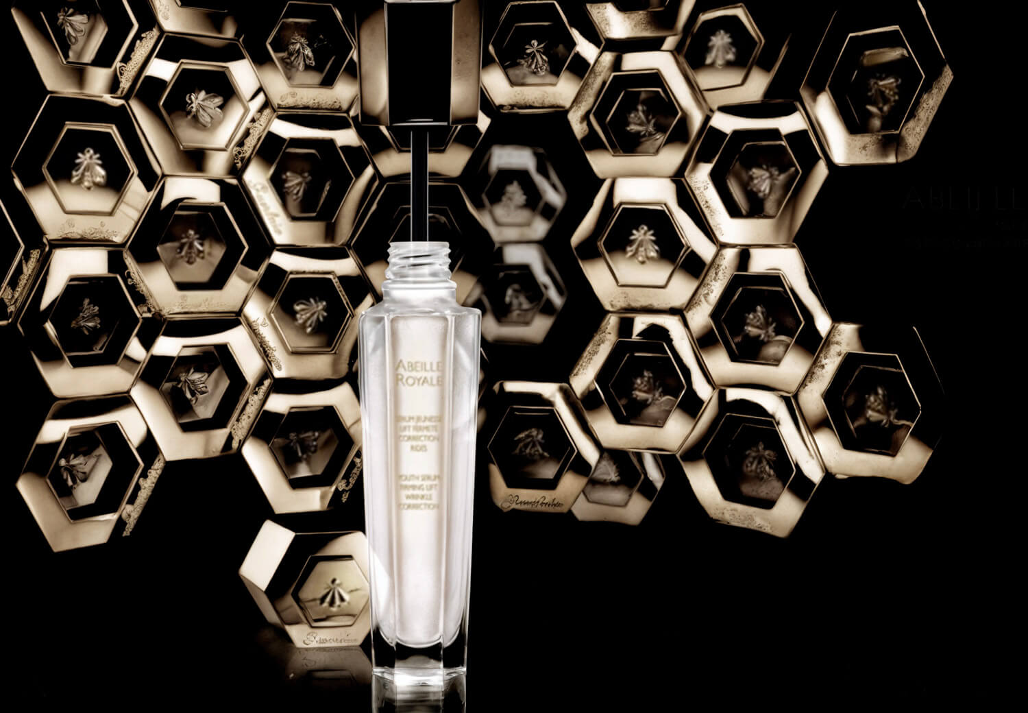 Motion design luxe Guerlain - Effets visuels sophistiqués fragrances