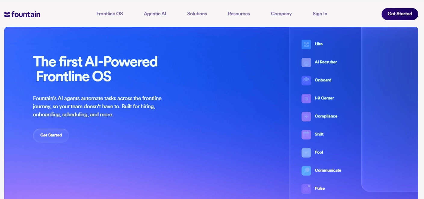 Fountain AI recruiter