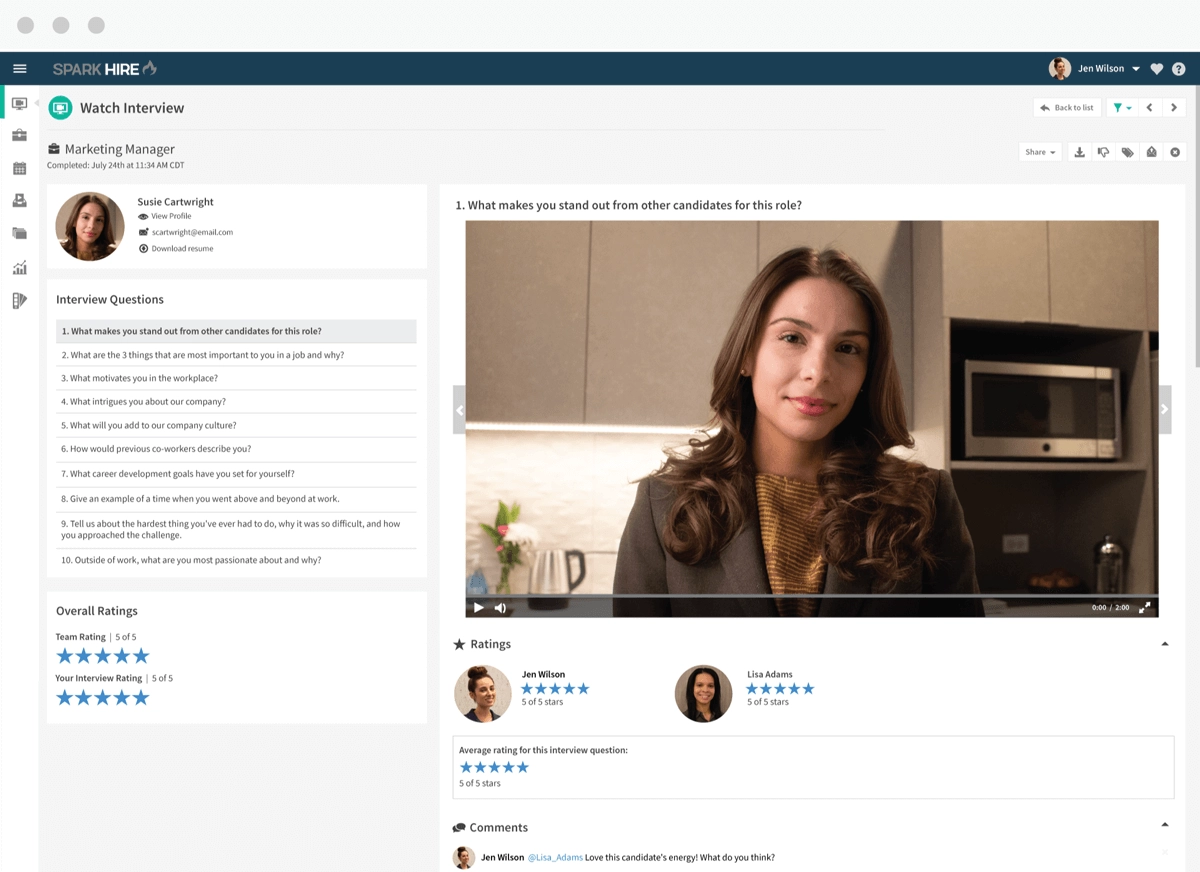 what makes you stand out from other candidates for this role