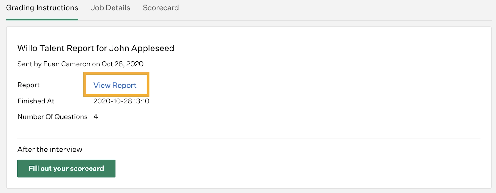 Willo-GreenHouse integration