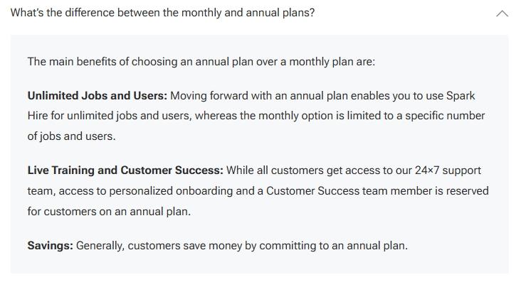What's the difference between the monthly and annual plans?
