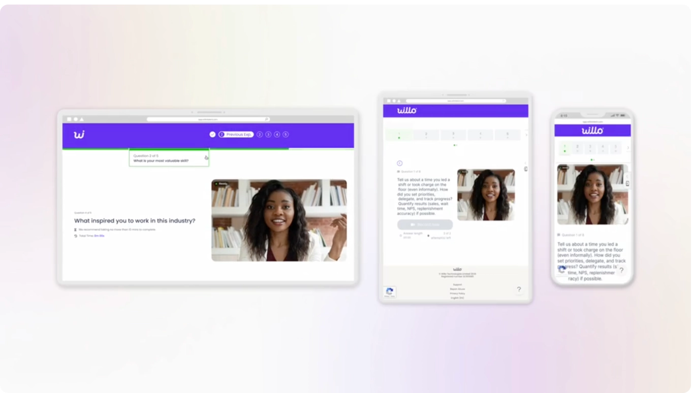 Accessible candidate experience