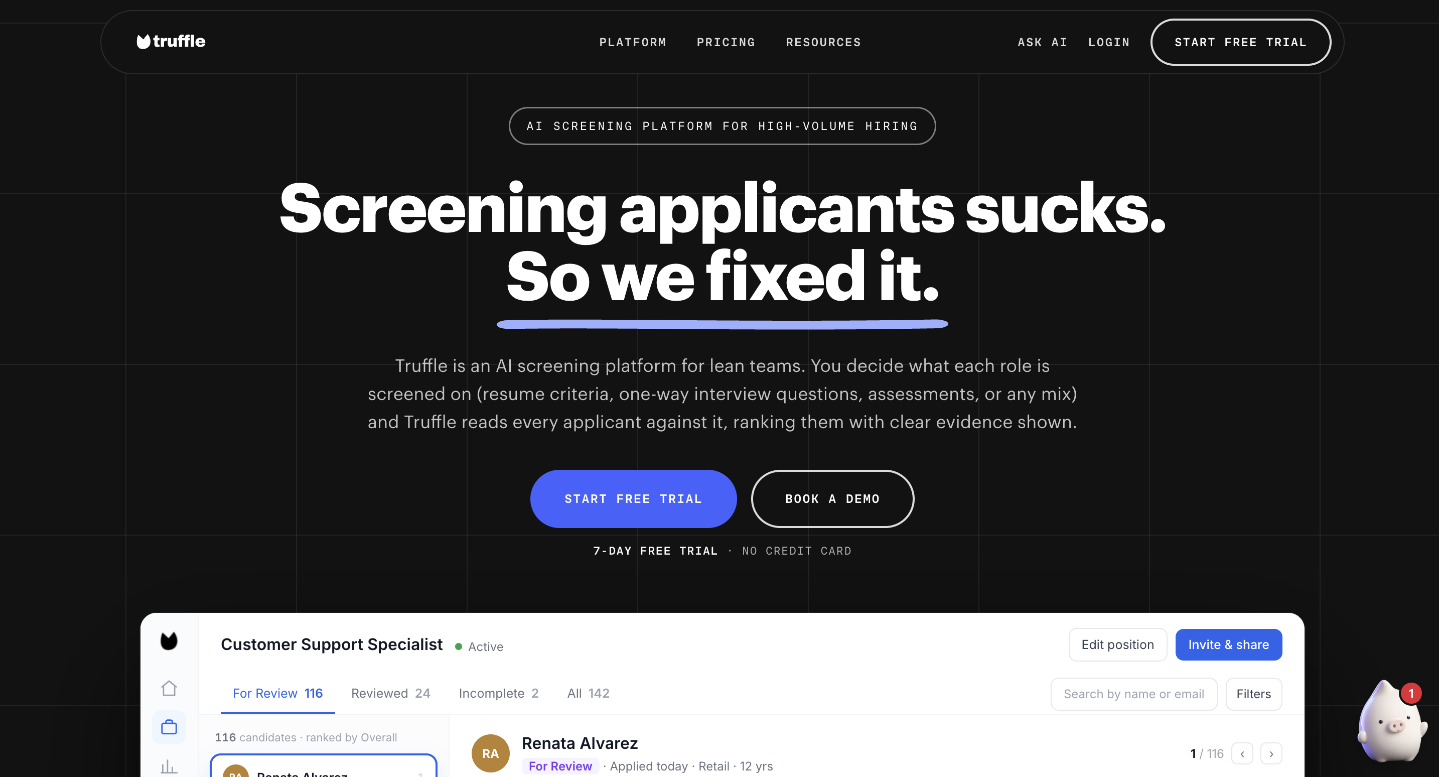 Hiretruffle