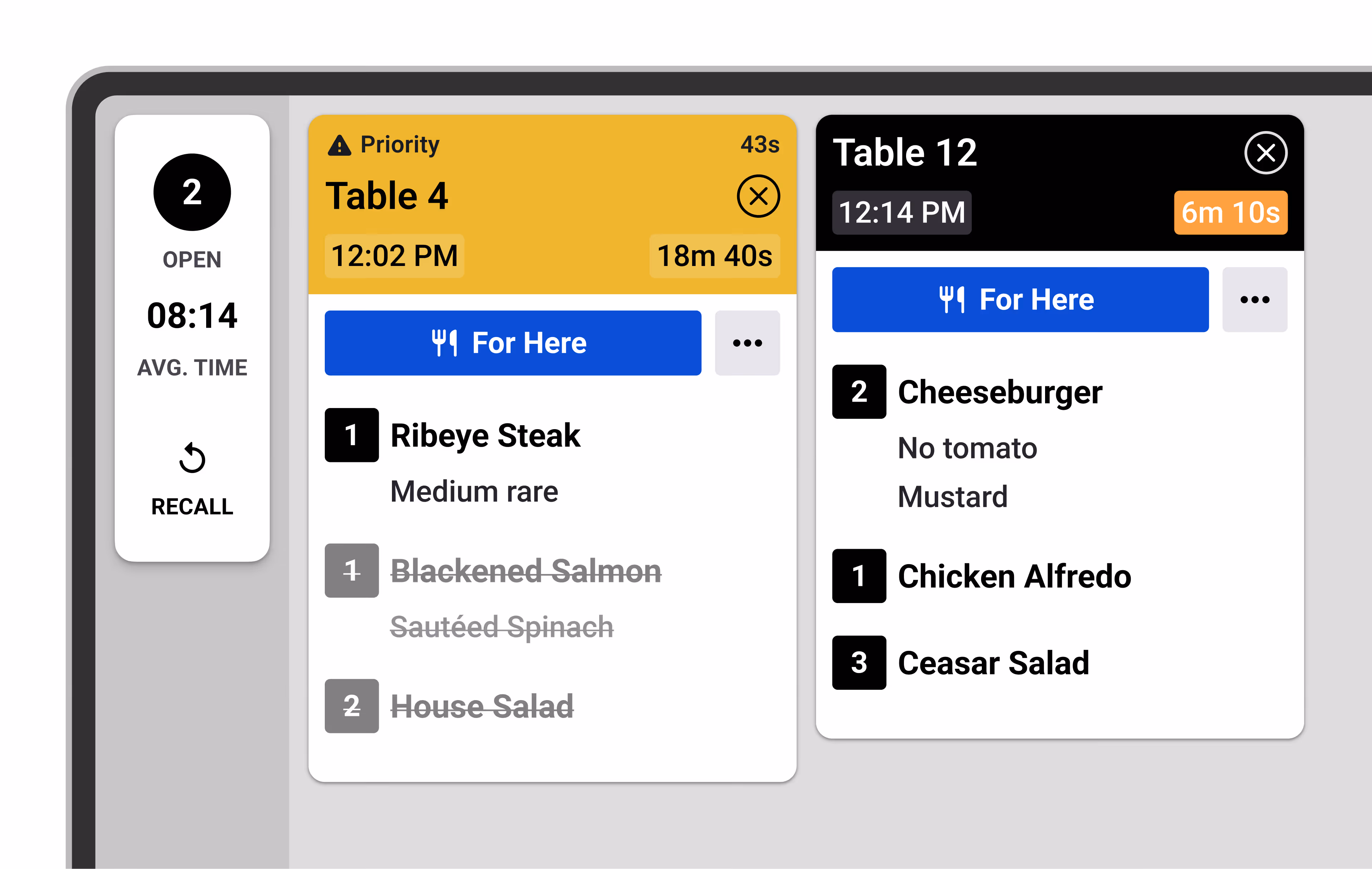Screenshot of Prioritize Feature