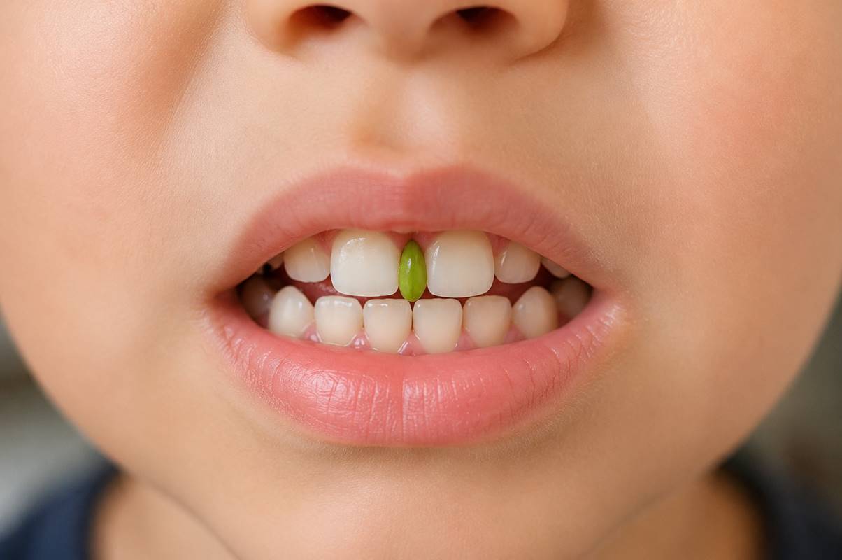 Treatment Options for an Object Stuck between a Child’s Teeth