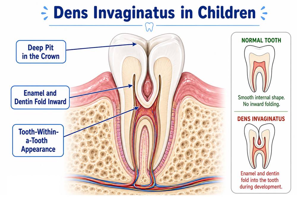 Dens Invaginatus in Children: Causes, Symptoms and Treatment
