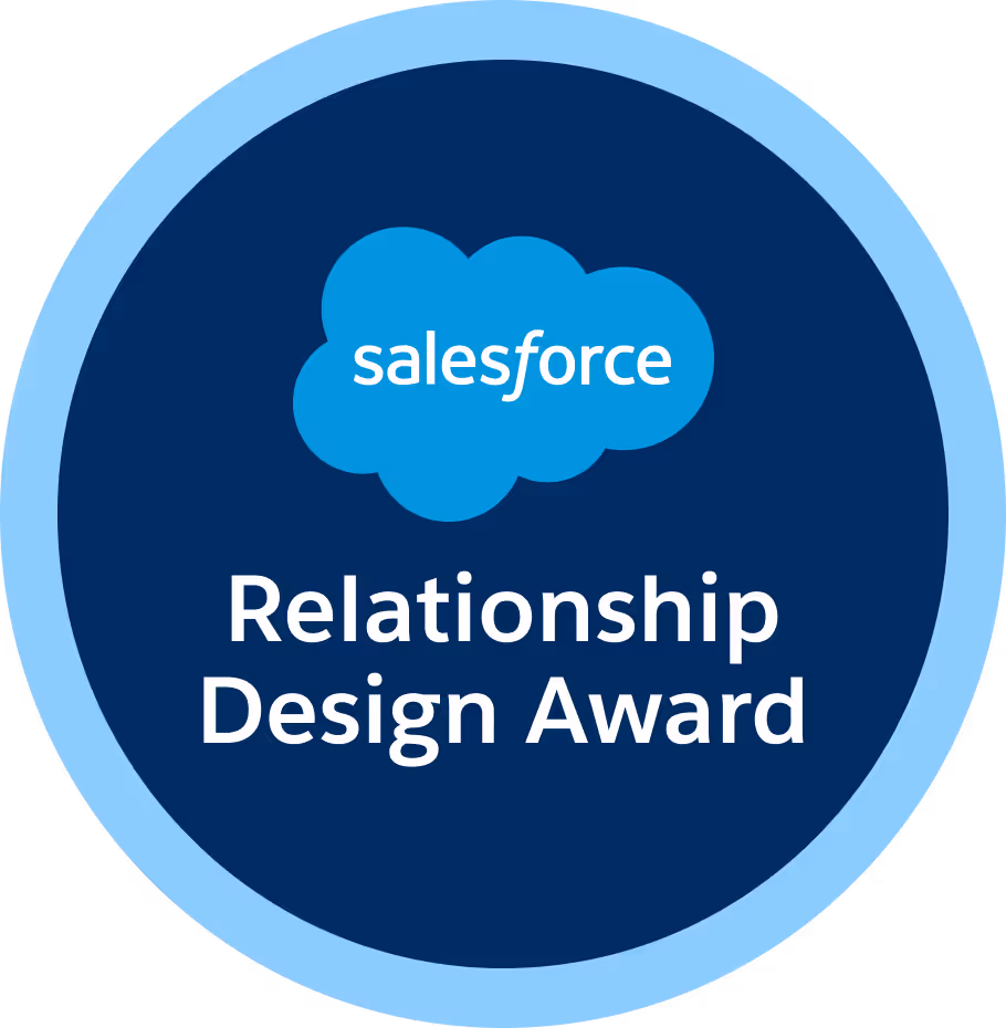 SalesForce Relationship Design Award