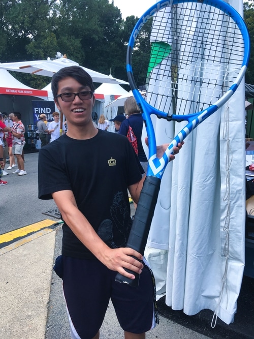 Picture of me with a racket
