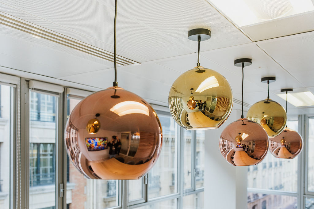 Aménagement de bureaux, perspectives et géométrie du lieu — bureaux de TGS France (photographie de bureaux)