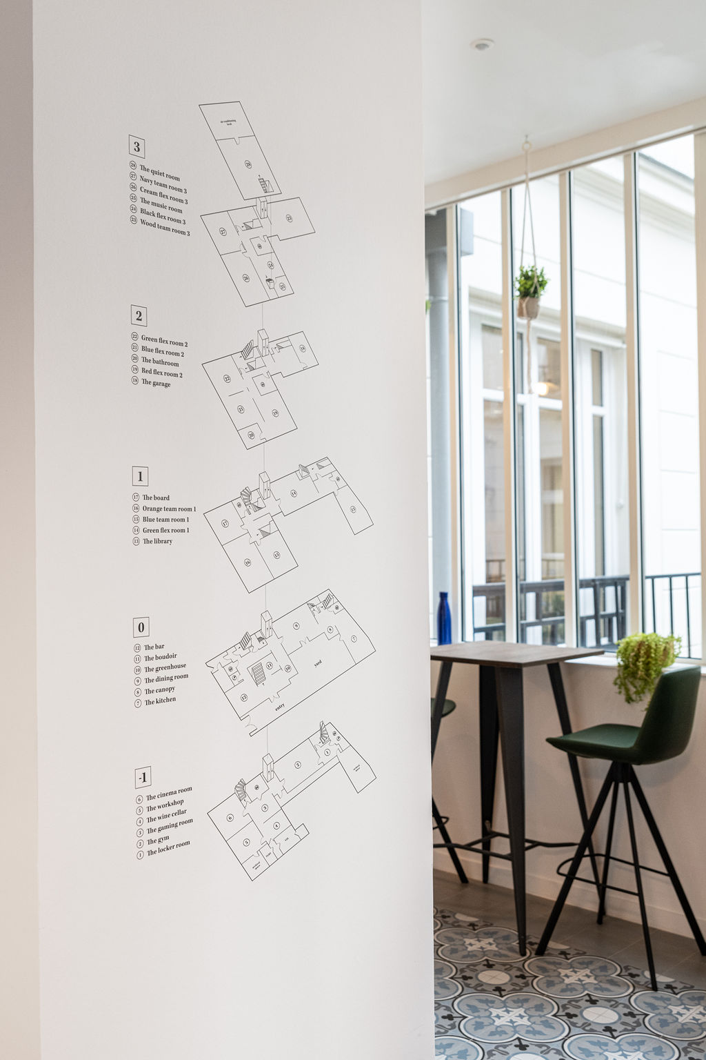 Bureaux professionnels, équilibre entre confort et fonctionnalité — Colonies (photographie d’intérieur)