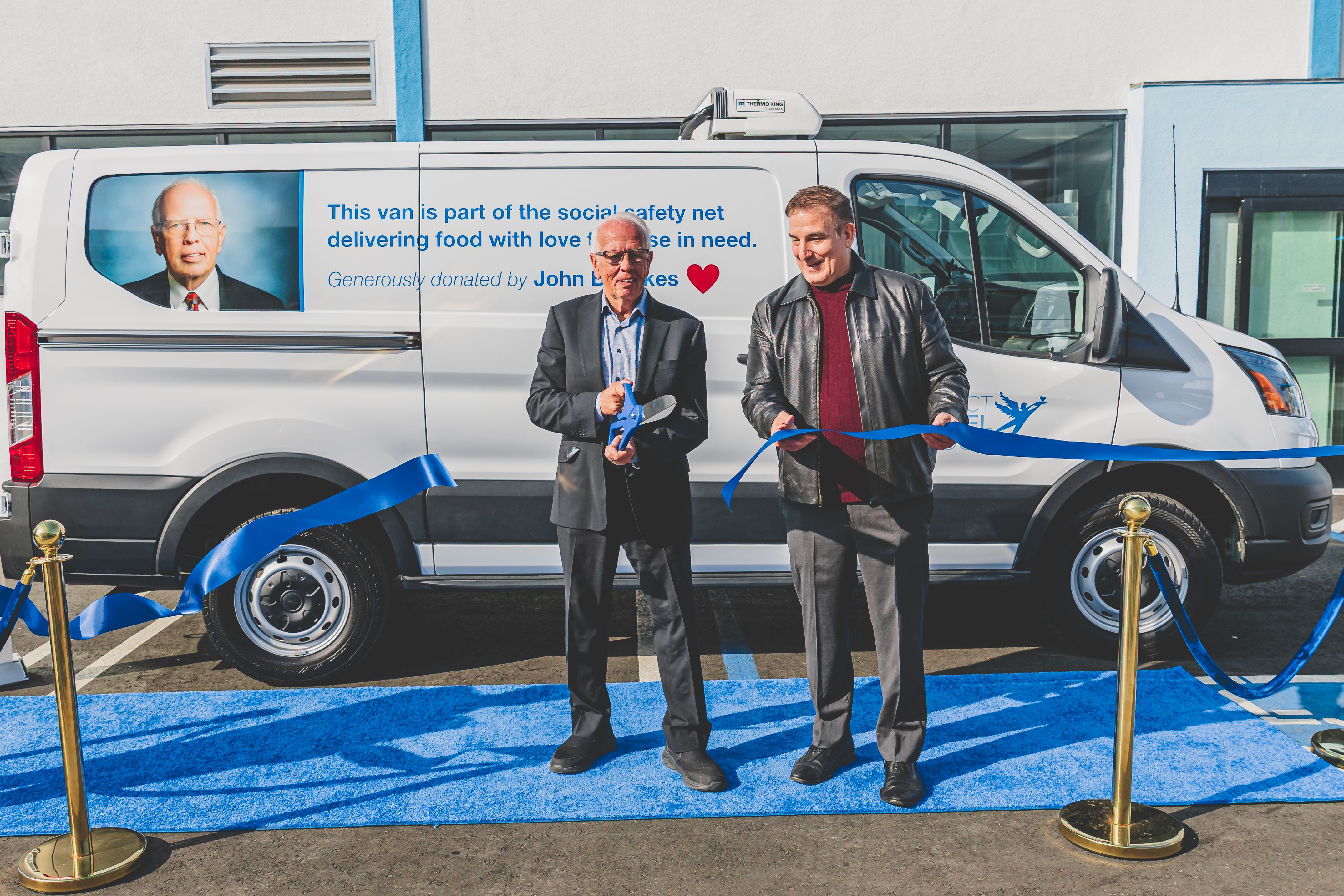Project Angel Food delivery van dedication