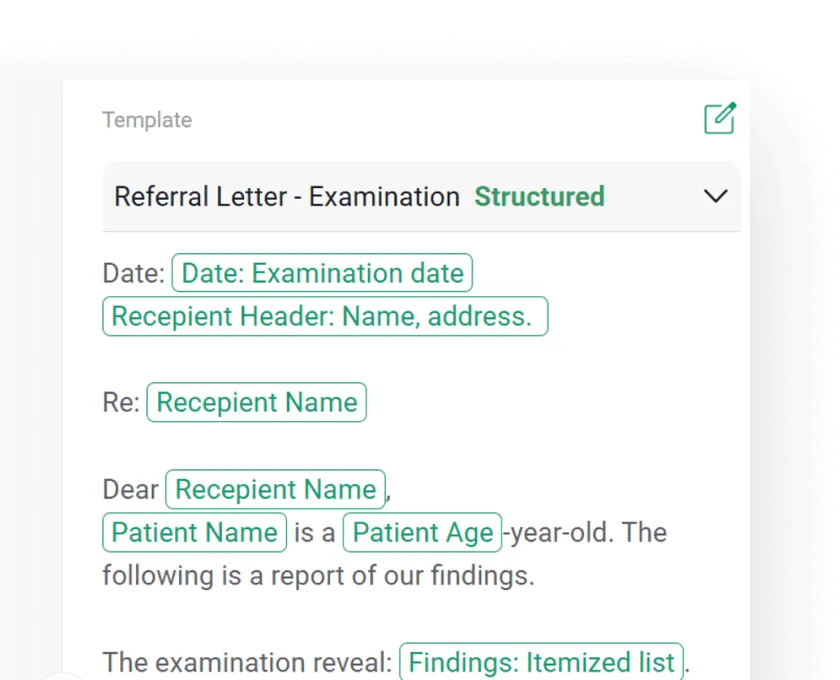Referral letters