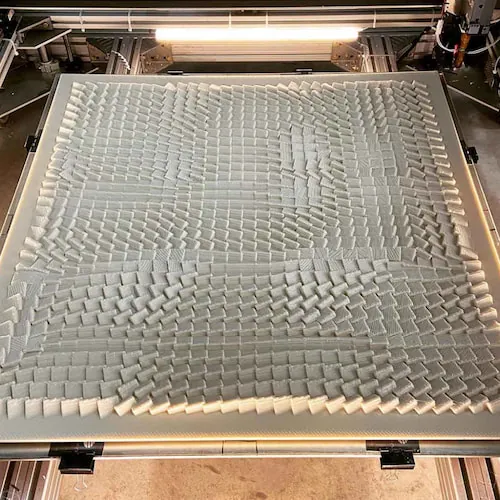 Lâmpada e objeto decorativo impresso em 3D 1