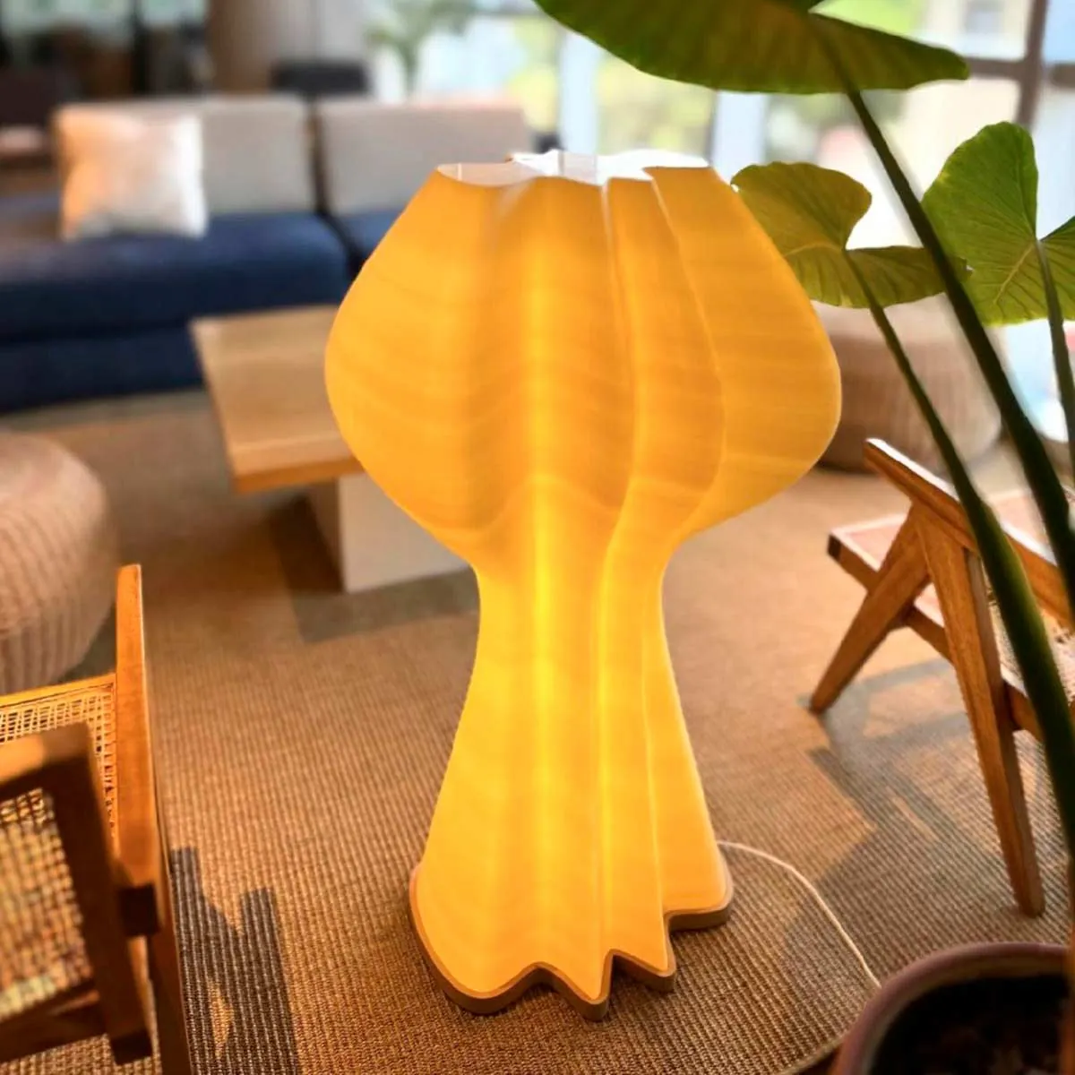 Lâmpada e objeto decorativo impresso em 3D 11
