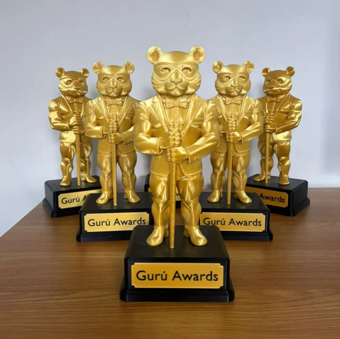 Trofeo y regalo personalizado impreso en 3D 15