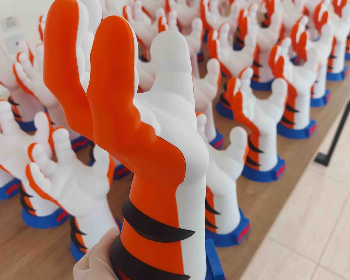 objeto fabricado con impresión 3D