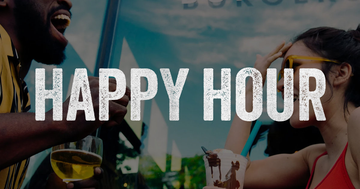 Half-off cocktails, beer, wine & sliders