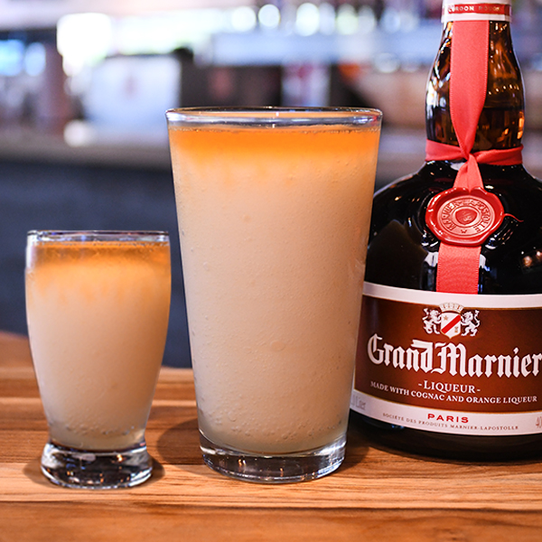 Lil' larry and big larry drinks.