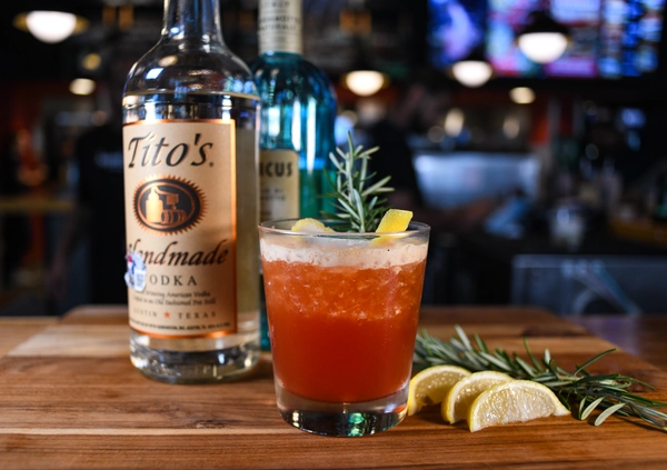 Featuring Tito's Handmade Vodka, Italicus Liqueur & Blood Orange.