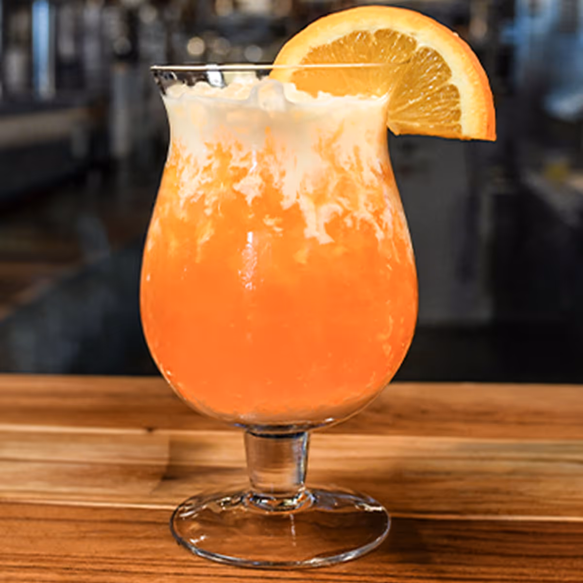 Non-boozy dirty soda featuring Fanta(R) Orange & custard cream