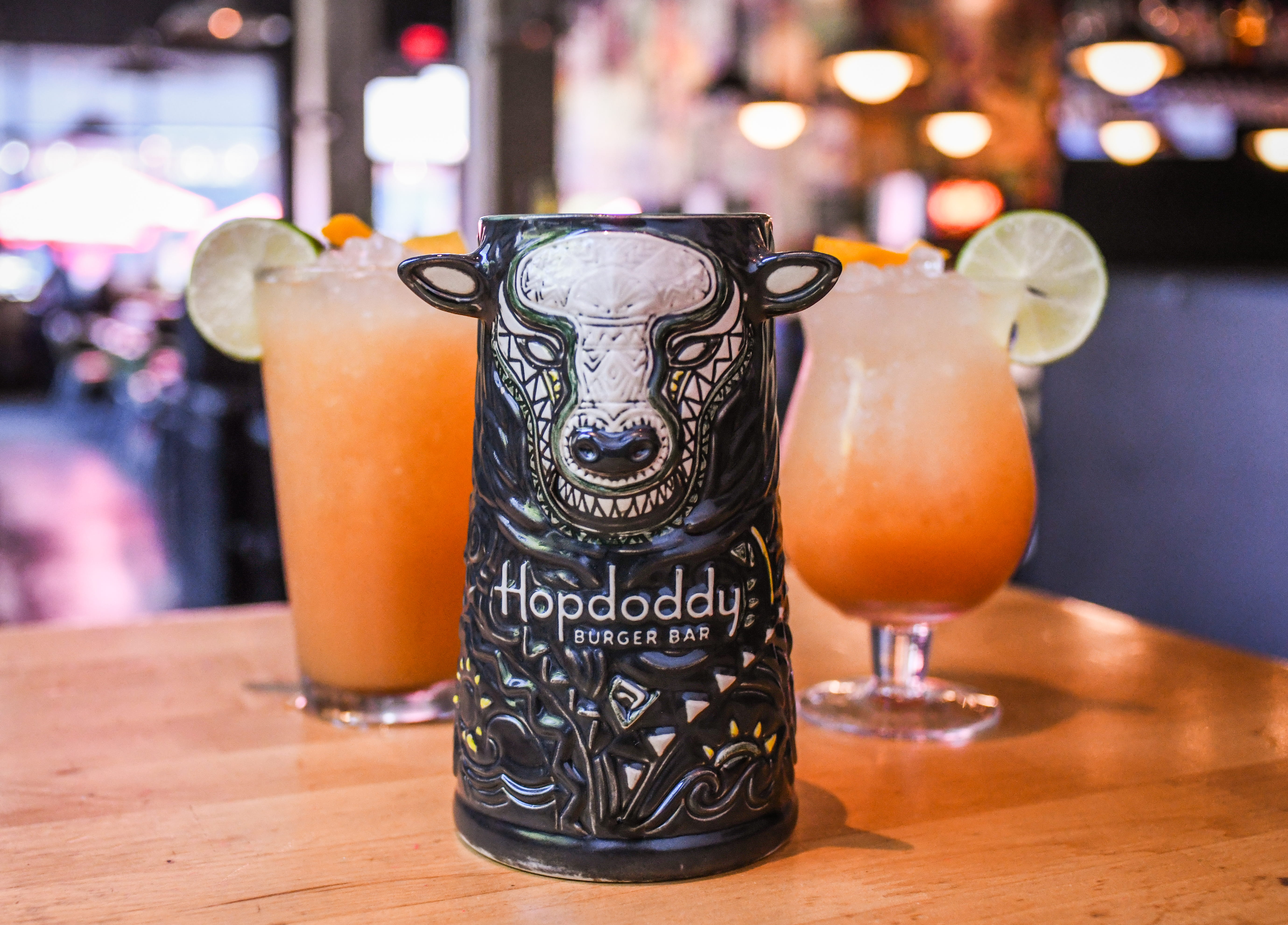 Hopdoddy Ceramic Hand Carved Tiki Cup