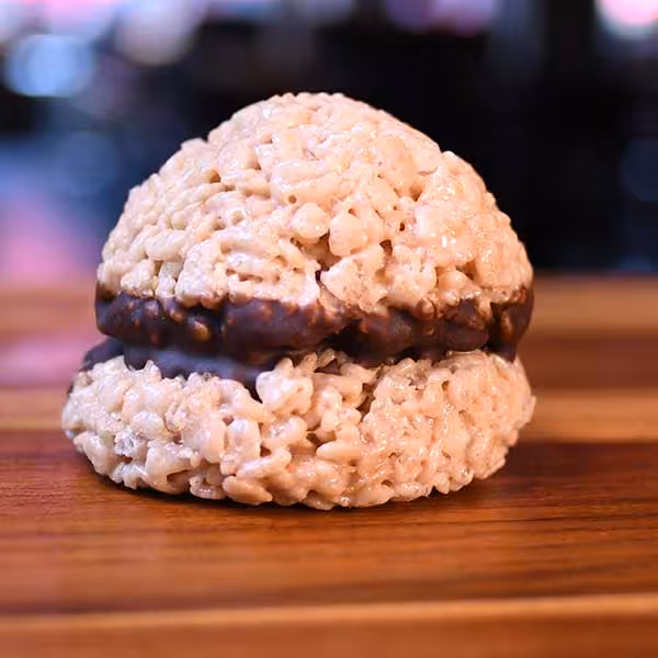 Signature Rice Krispy Treat with Chocolate Ganache