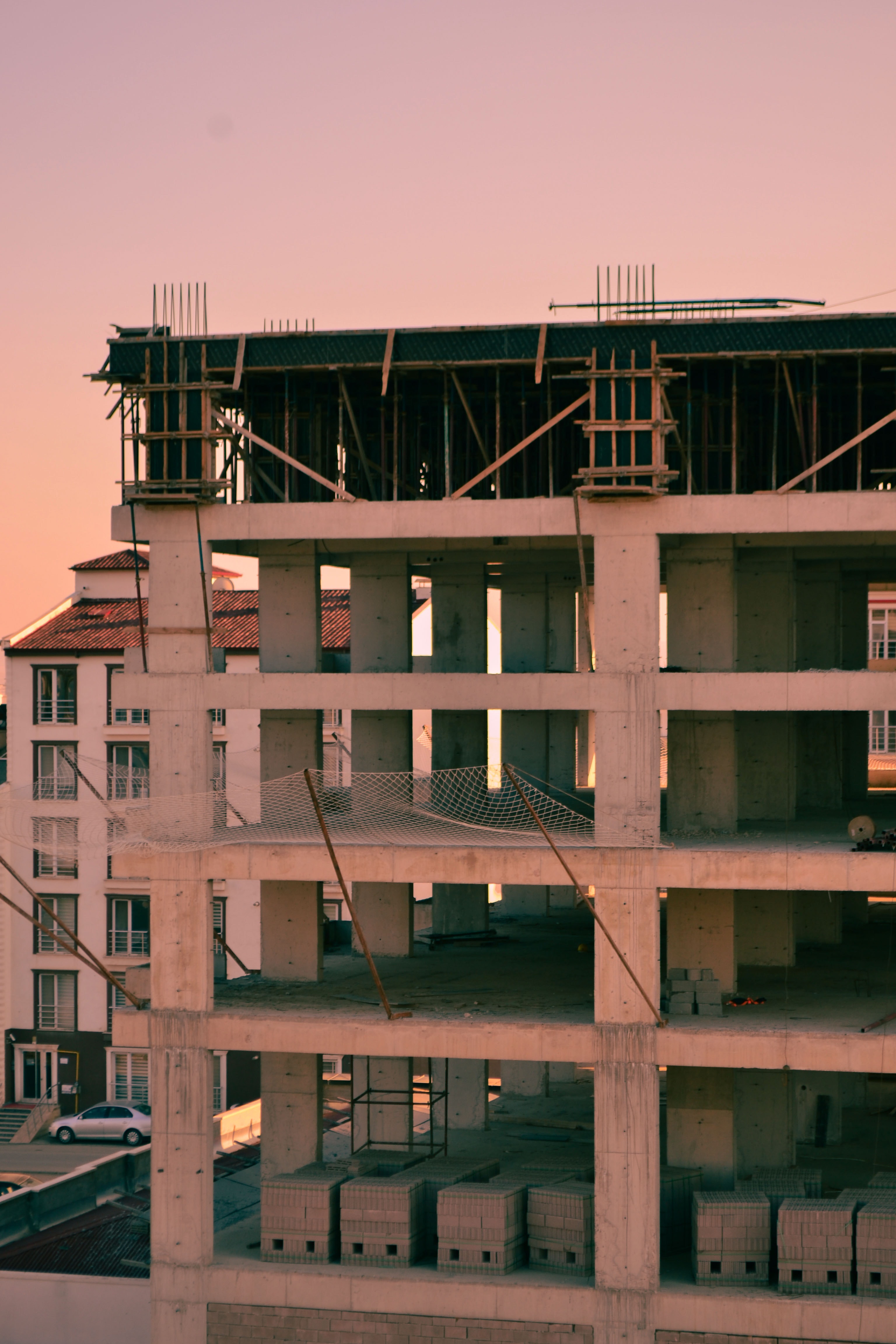 Chantier de construction, illustration marchés publics et commande publique