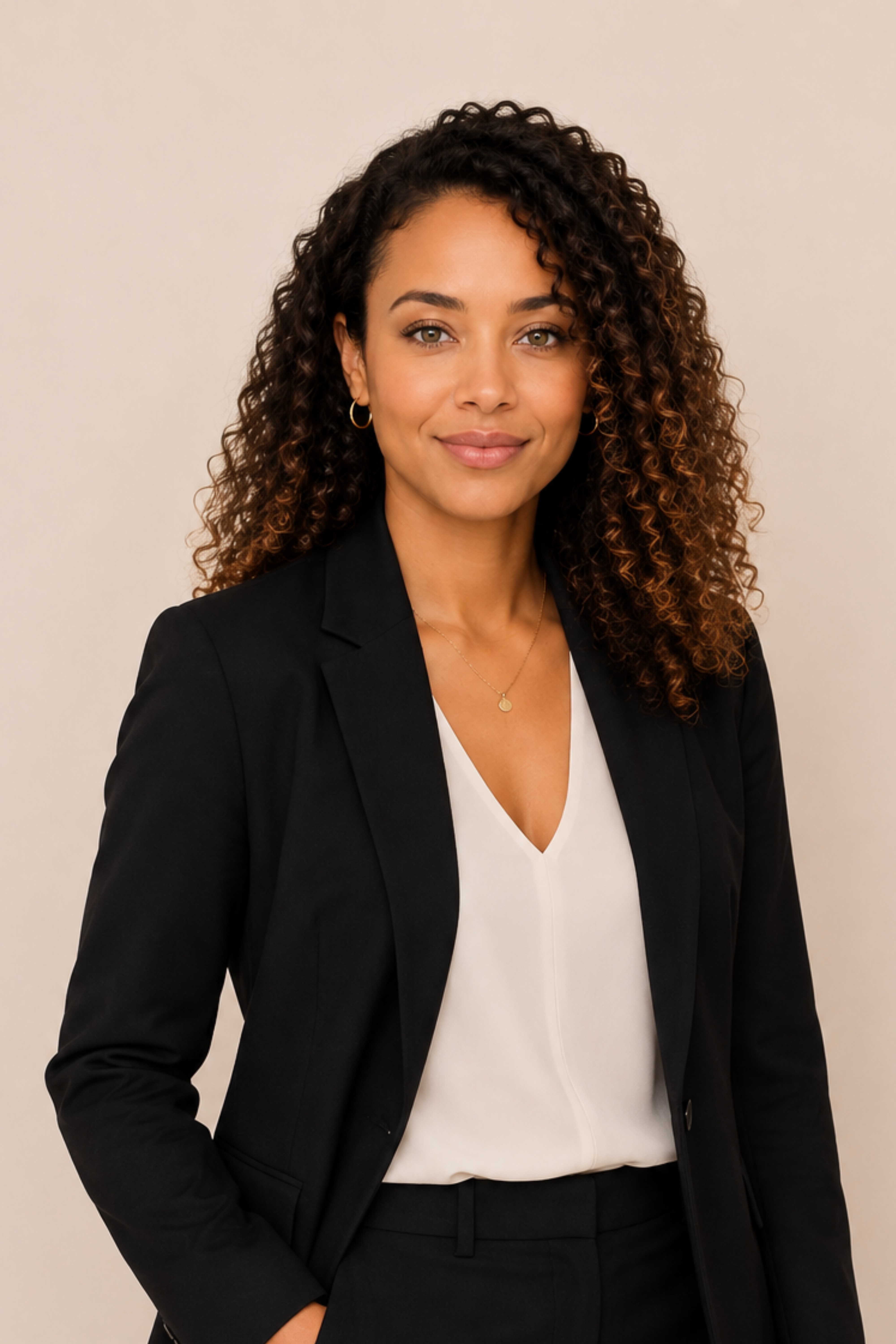 Eugénia, agente IA de Fleurus Avocats (portrait généré par IA)