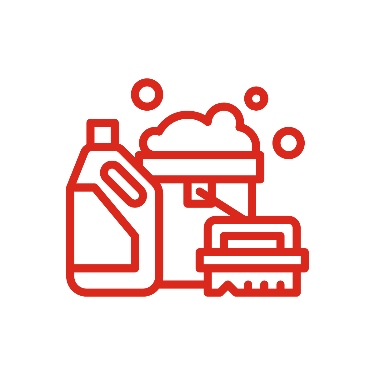 Cleaning equipment icon