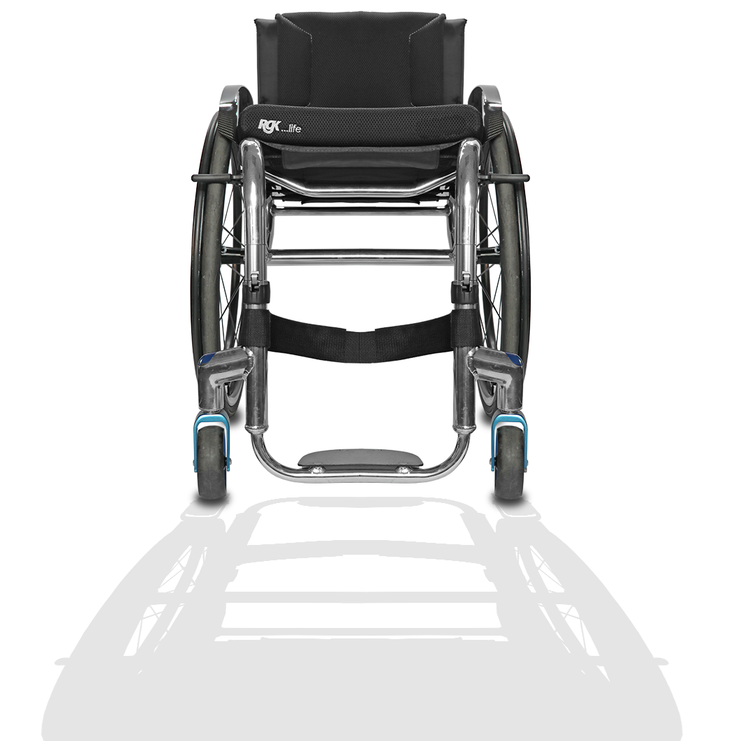 RGK lightweight foldable travel wheelchair