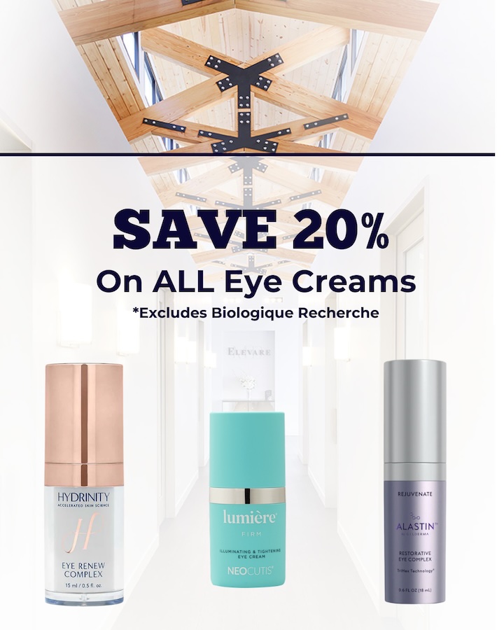 Save 20 Percent on ElevareMD's eye creams