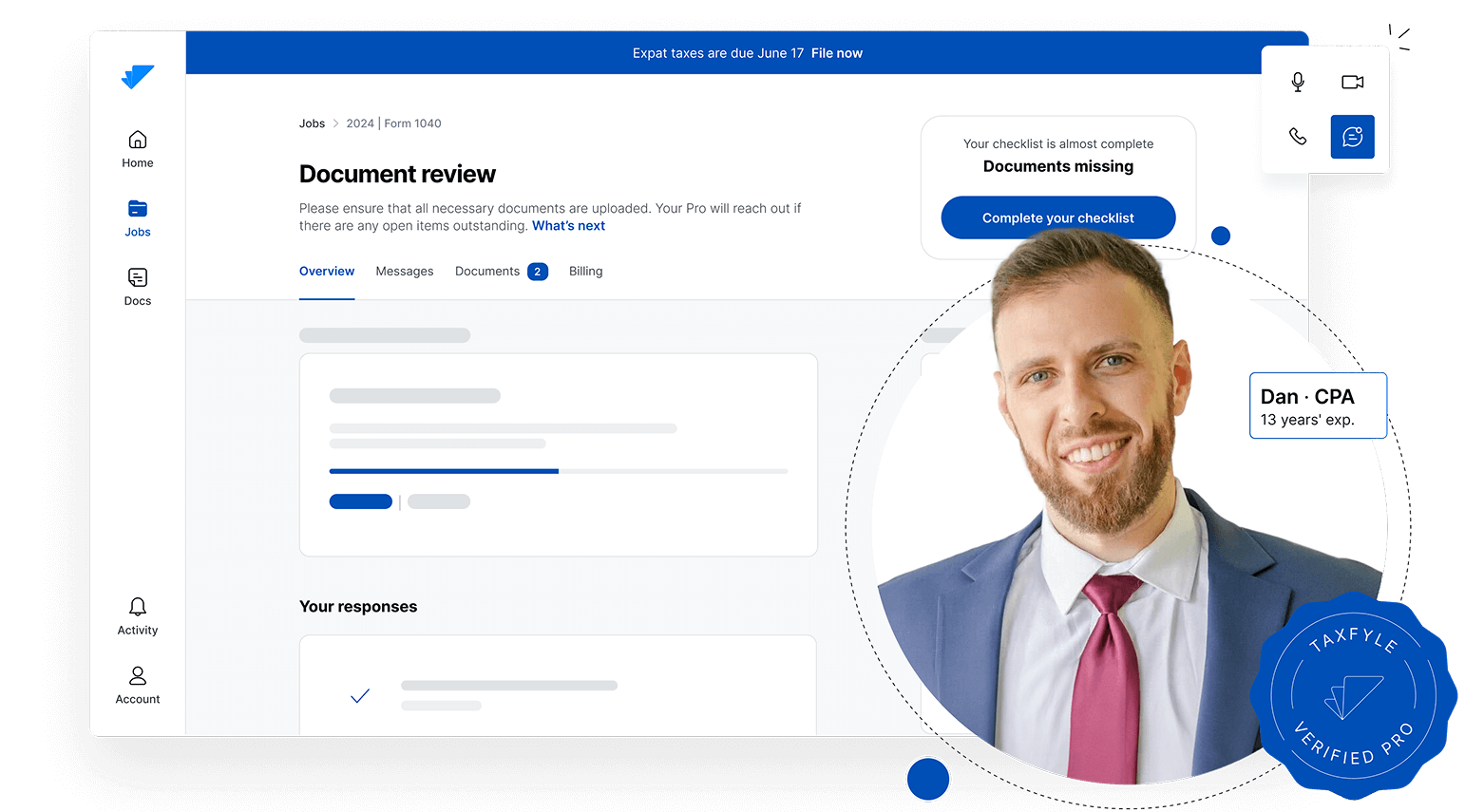Taxfyle Dashboard