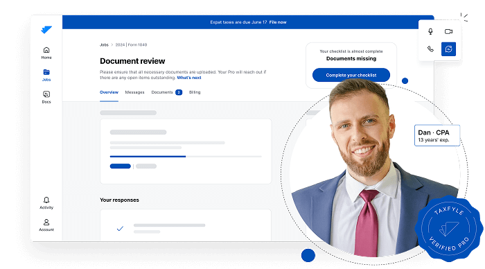 Taxfyle Dashboard