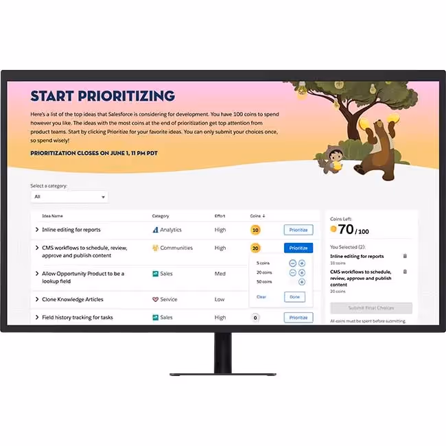 Salesforce IdeaExchange