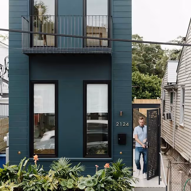 New Orleans Modern Narrow House