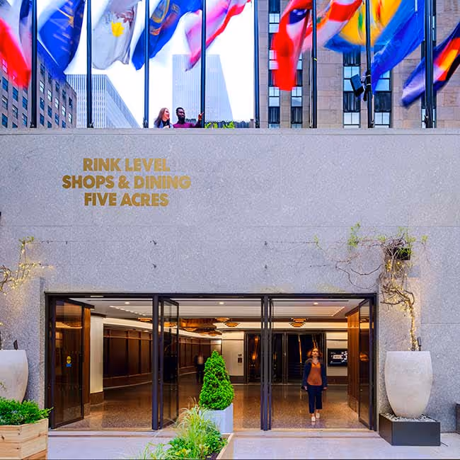 Rockefeller Center Rink Level Public Concourse