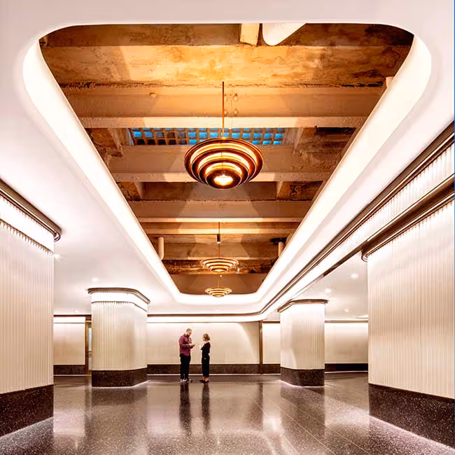 Rockefeller Center Rink Level Public Concourse