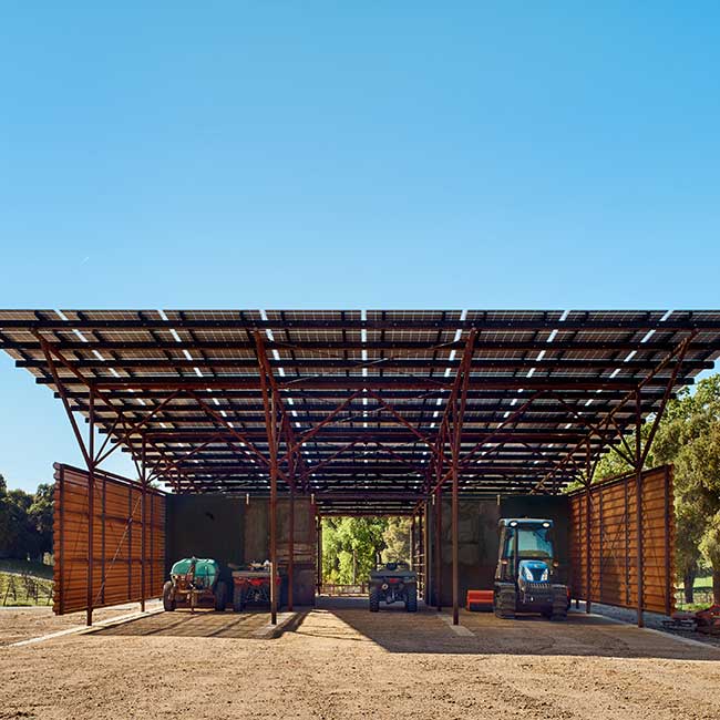 Saxum Vineyard Equipment Barn