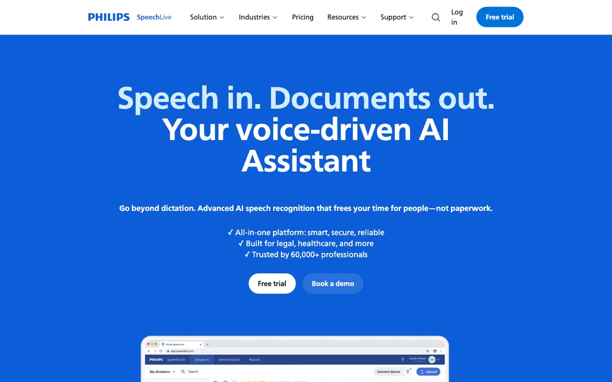 Philips SpeechLive product thumbnail