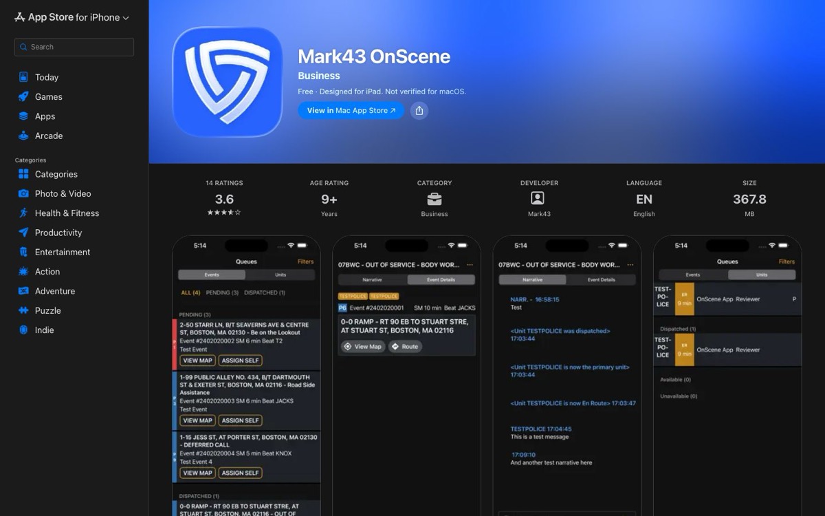 Mark43 OnScene product thumbnail