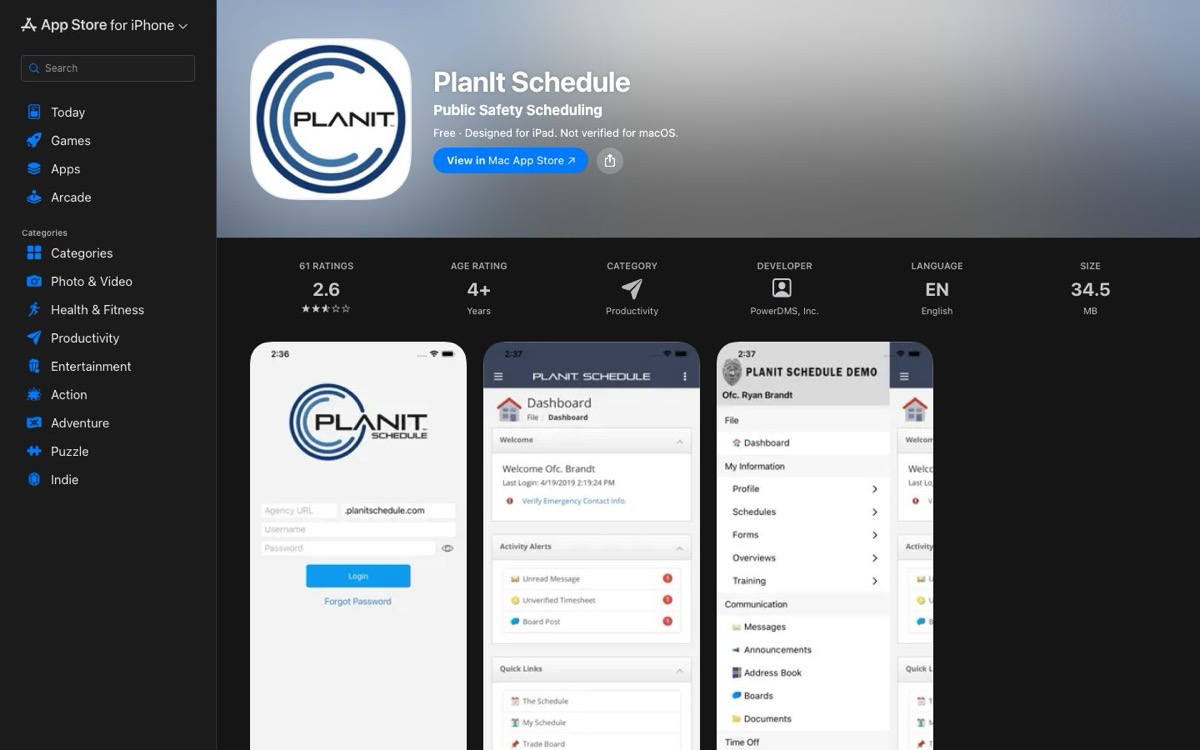 PlanIt Schedule product thumbnail