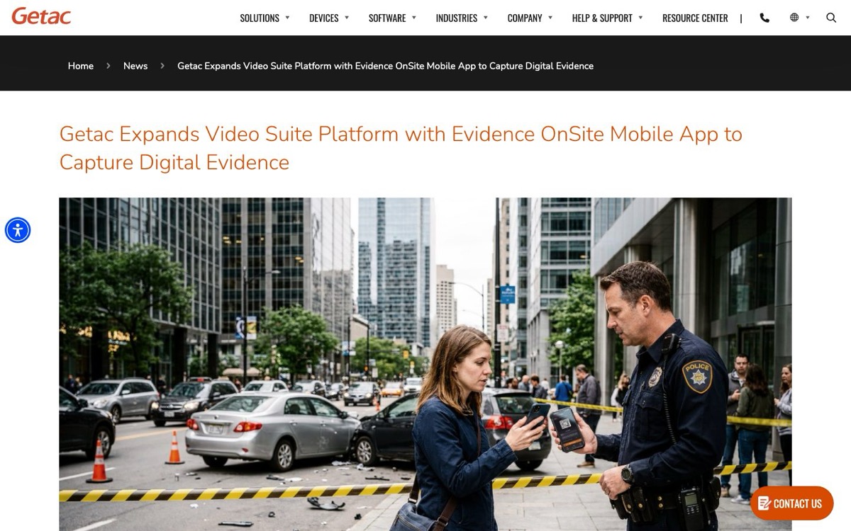 Getac Evidence OnSite product thumbnail