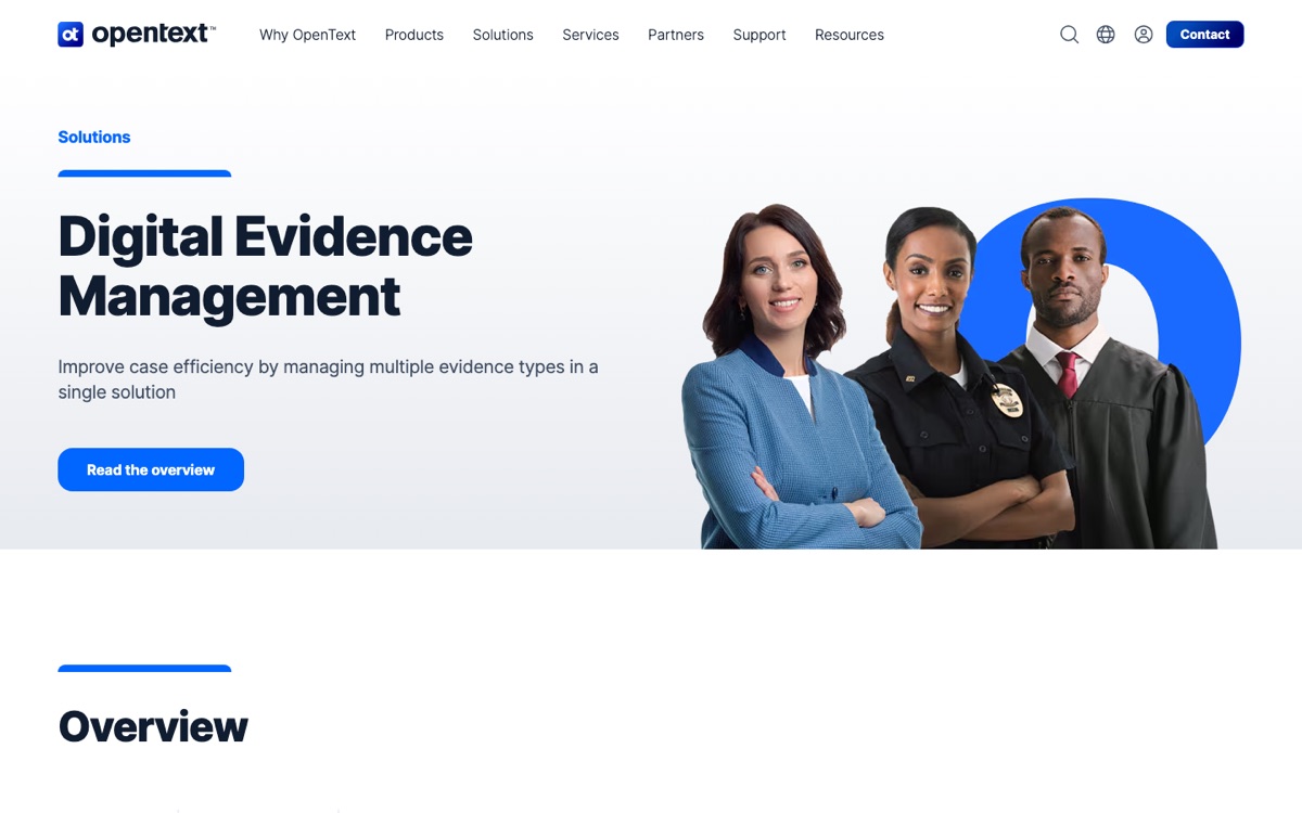 OpenText Digital Evidence Center product thumbnail