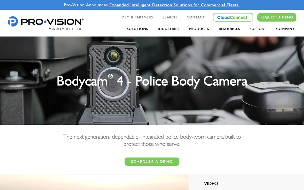 Pro-Vision Bodycam 4 police body-worn camera
